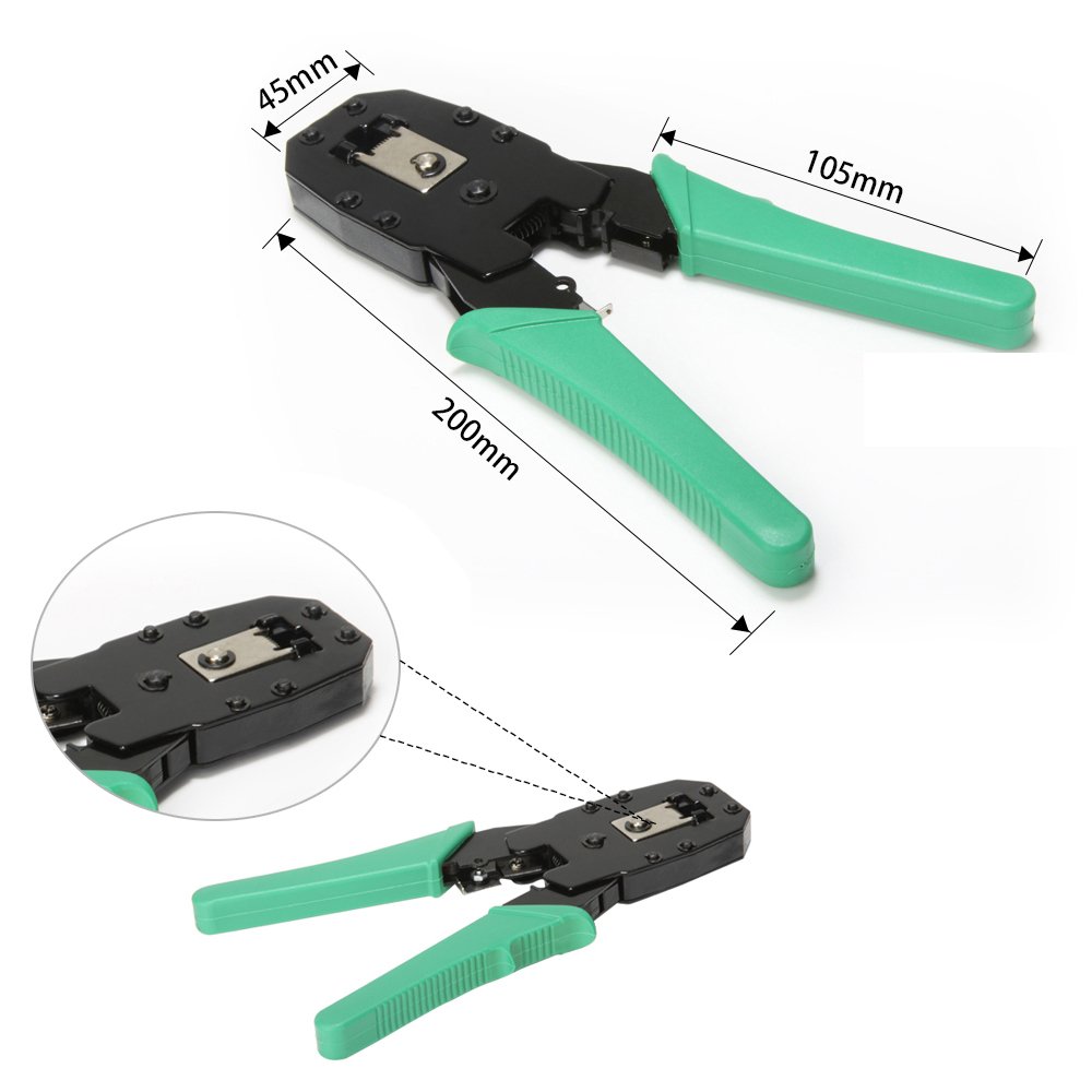 圧着工具　LAN用 Amazon | 【現役工事担任者監修】 圧着工具 かしめペンチ LAN